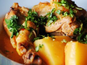 pollo a la naranja receta peruana