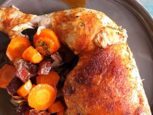 receta de muslos de pollo a la naranja